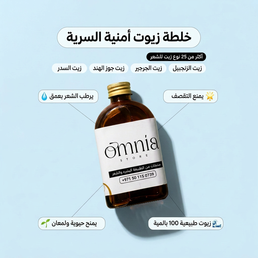 خلطة زيوت أمنية السرية